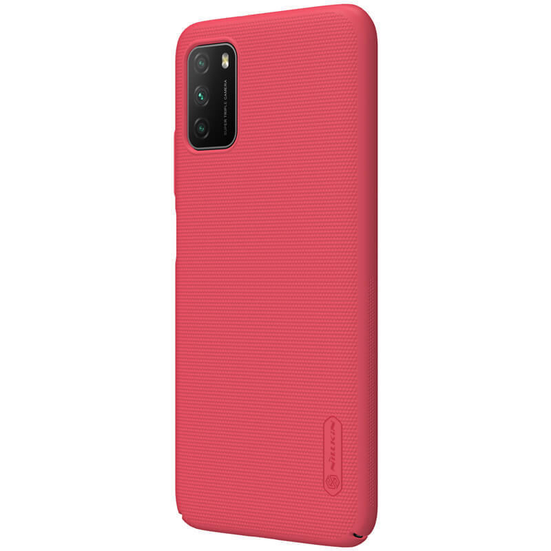 фото Чехол nillkinsuper frosted shield для xiaomi poco m3 (красный)