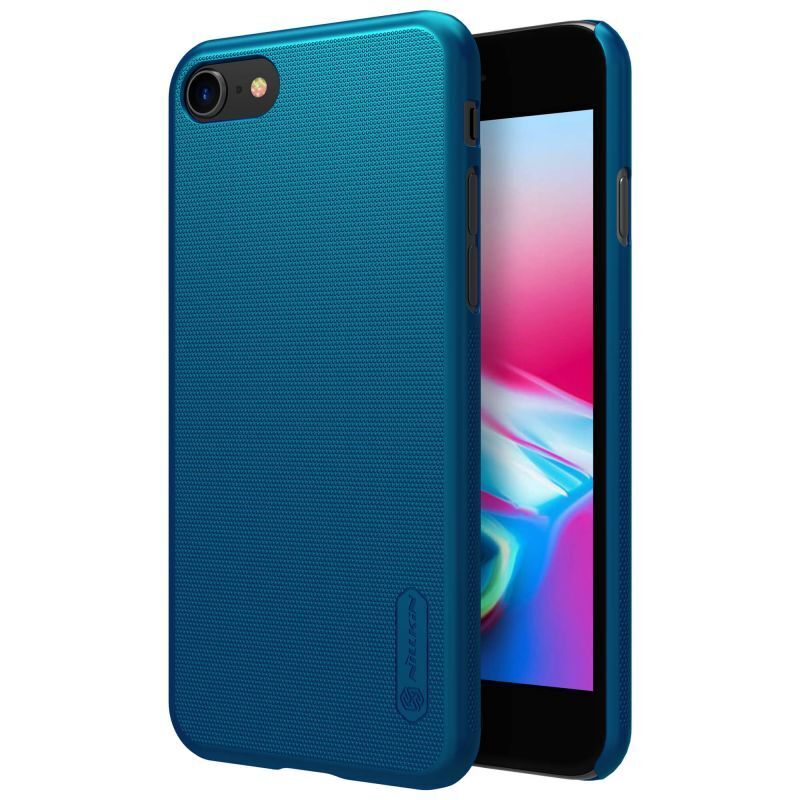 

Чехол NillkinSuper Frosted Matte для iPhone SE (2020)/7/8 (синий)