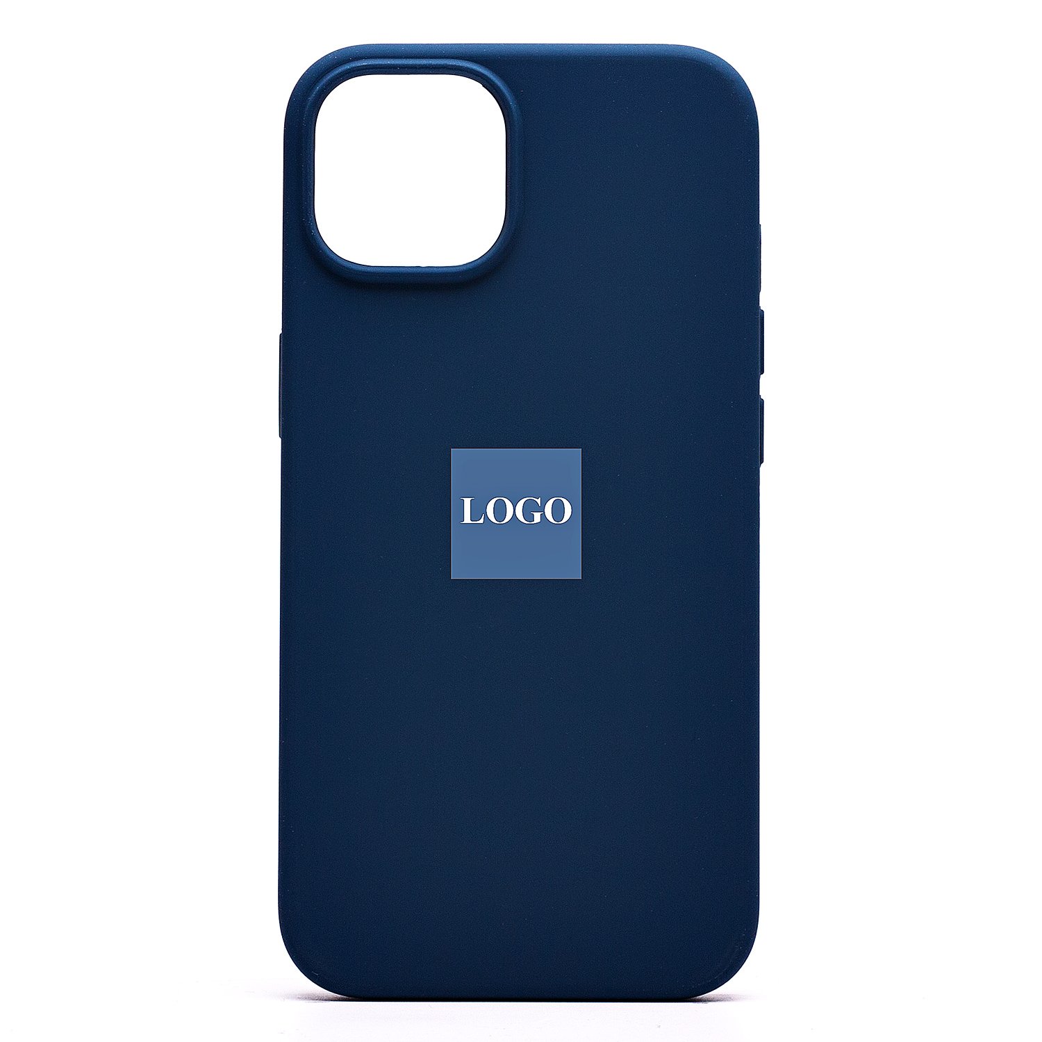 

Чехол iPhone 14 силиконовый Soft Touch MagSafe (анимация работает) (премиум), Синий, iPhone 14