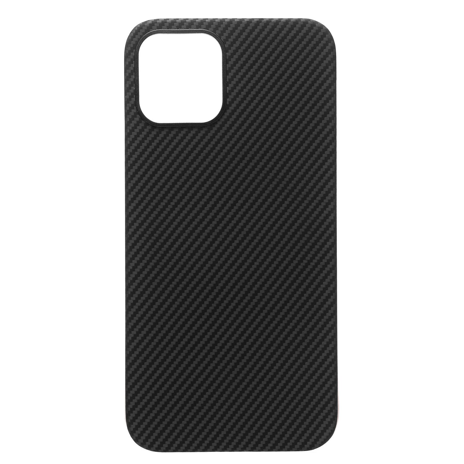

Чехол iPhone 12, iPhone 12 Pro пластиковый MagSafe POSH KEVLAR <черный>, iPhone 12 Pro