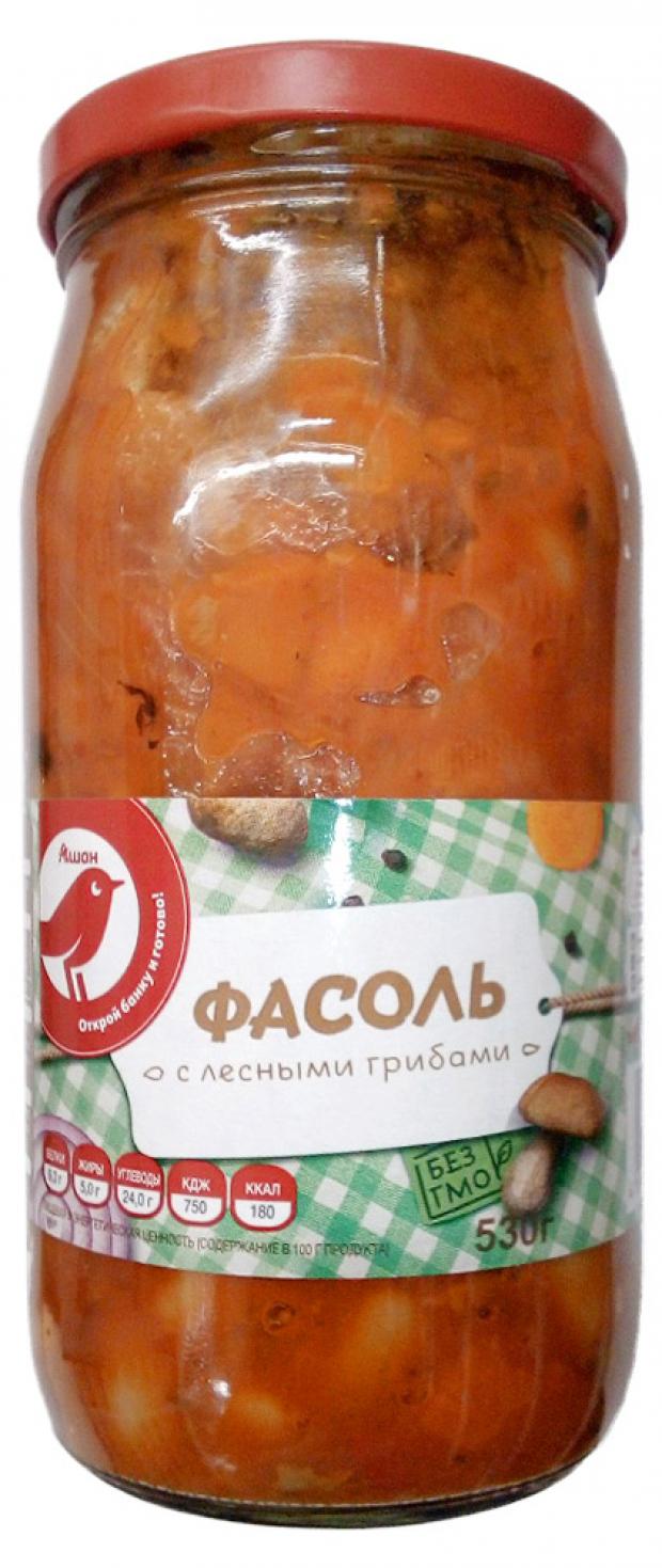 Фасоль белая АШАН Красная птица с лесными грибами 530 г 143₽
