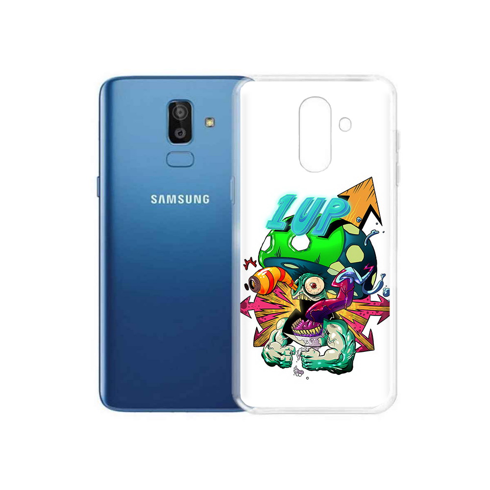 

Чехол MyPads Tocco для Samsung Galaxy J8 сильный гриб абстракция (PT226929.592.599), Прозрачный, Tocco