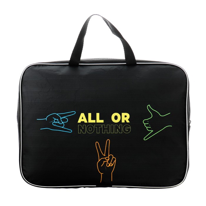 

Папка с ручками текстиль А4 Calligrata «Жесты» 350 х 270 х 70 мм