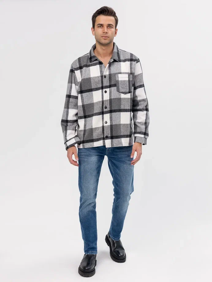 Рубашка мужская JEXY Р01-20 черная XL