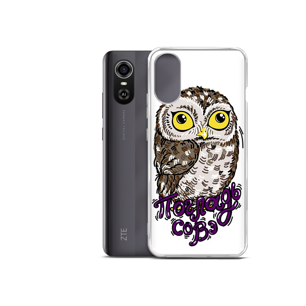 

Чехол MyPads Tocco для ZTE Blade A31 Plus Погладь Совэ (PT226943.475.136), Прозрачный, Tocco