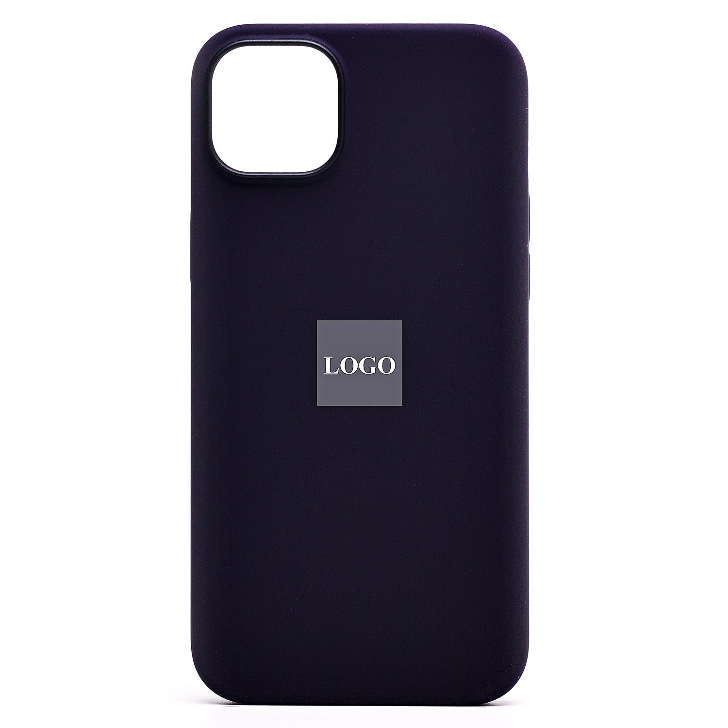 Чехол iPhone 14 Plus силиконовый Silicone Case MagSafe (анимация работает) фиолетовый