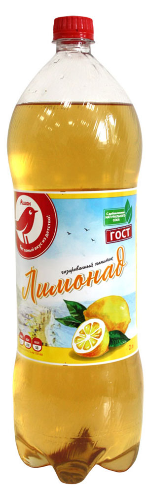Газированный напиток АШАН Красная птица Лимонад 2 л