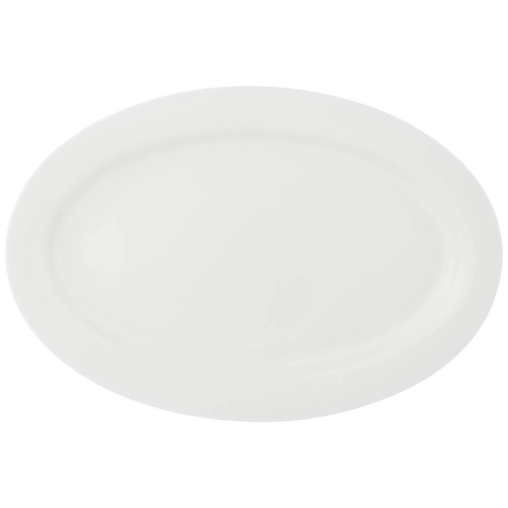 

Блюдо Lefard Silk 36х24см фарфор 415-2026_, Белый