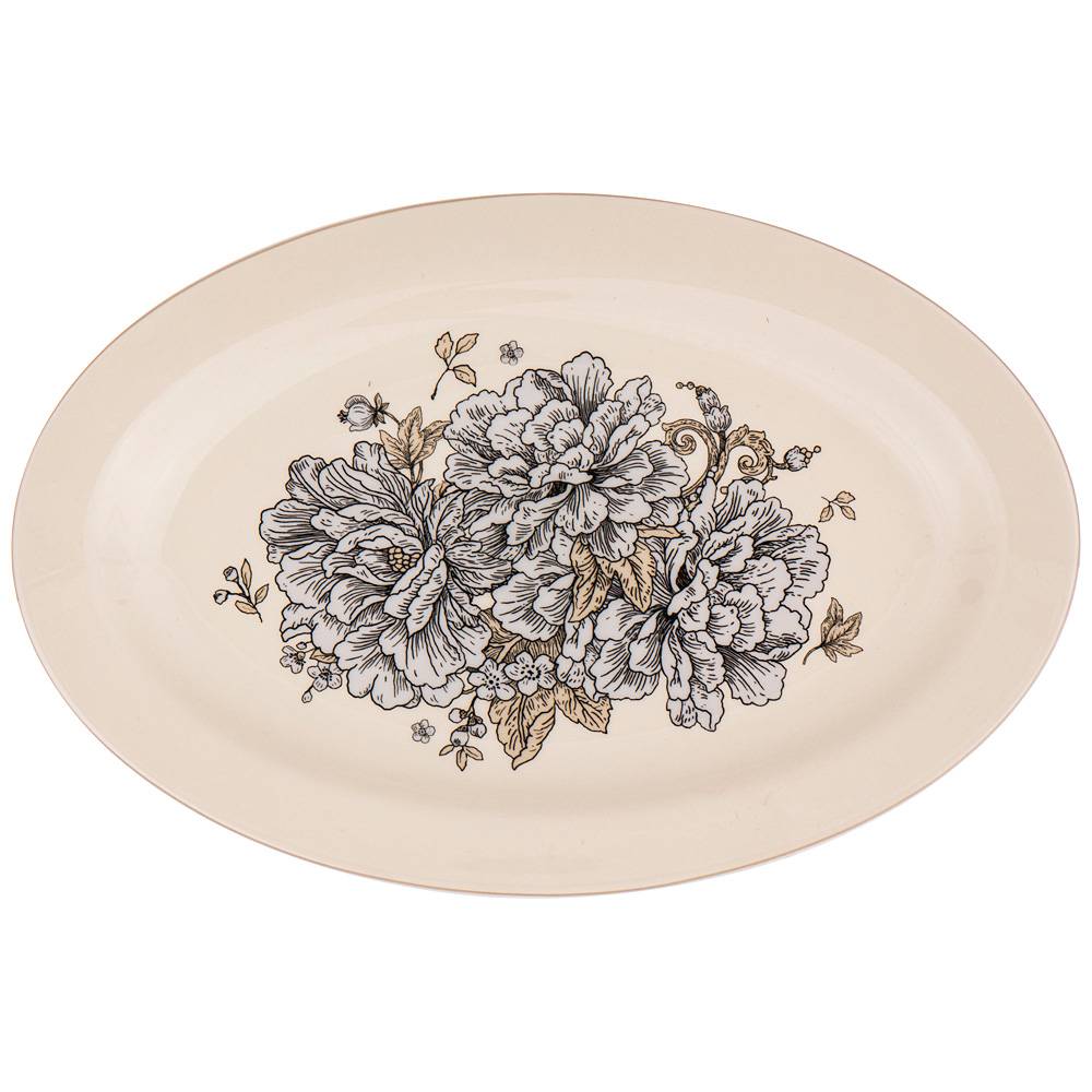 

Блюдо Lefard Royal garden 26.5х18см фарфор 415-2144_, Бежевый