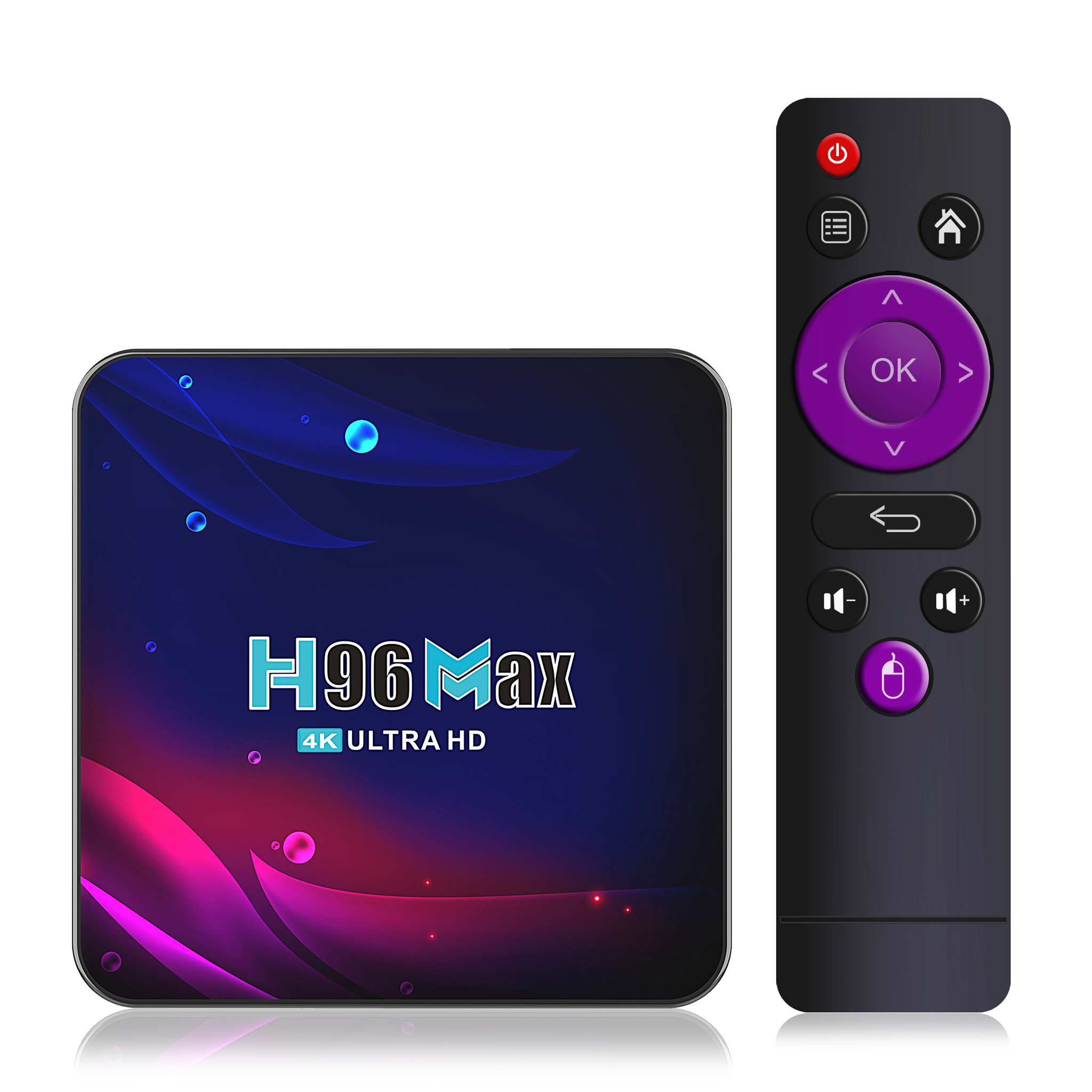 фото Смарт тв приставка onetech h96 max v11 rk3318 4к ultra hd tv box 4/64 гб андроид 11.0