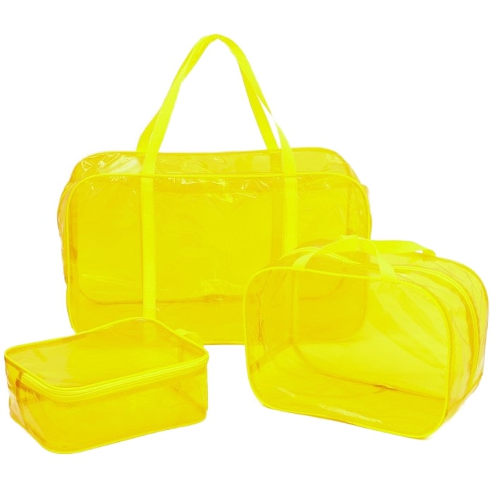 Набор сумок в роддом, 3 шт., цветной ПВХ, цвет желтый сумка rockbros влагозащитная 55l желтый rb as 005y