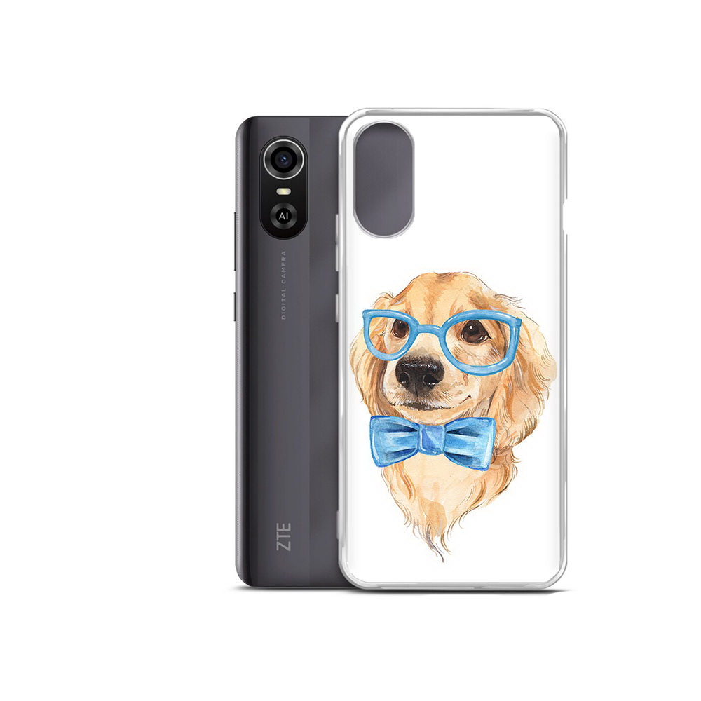 

Чехол MyPads Tocco для ZTE Blade A31 Plus Собака интеллигент (PT226943.475.159), Прозрачный, Tocco