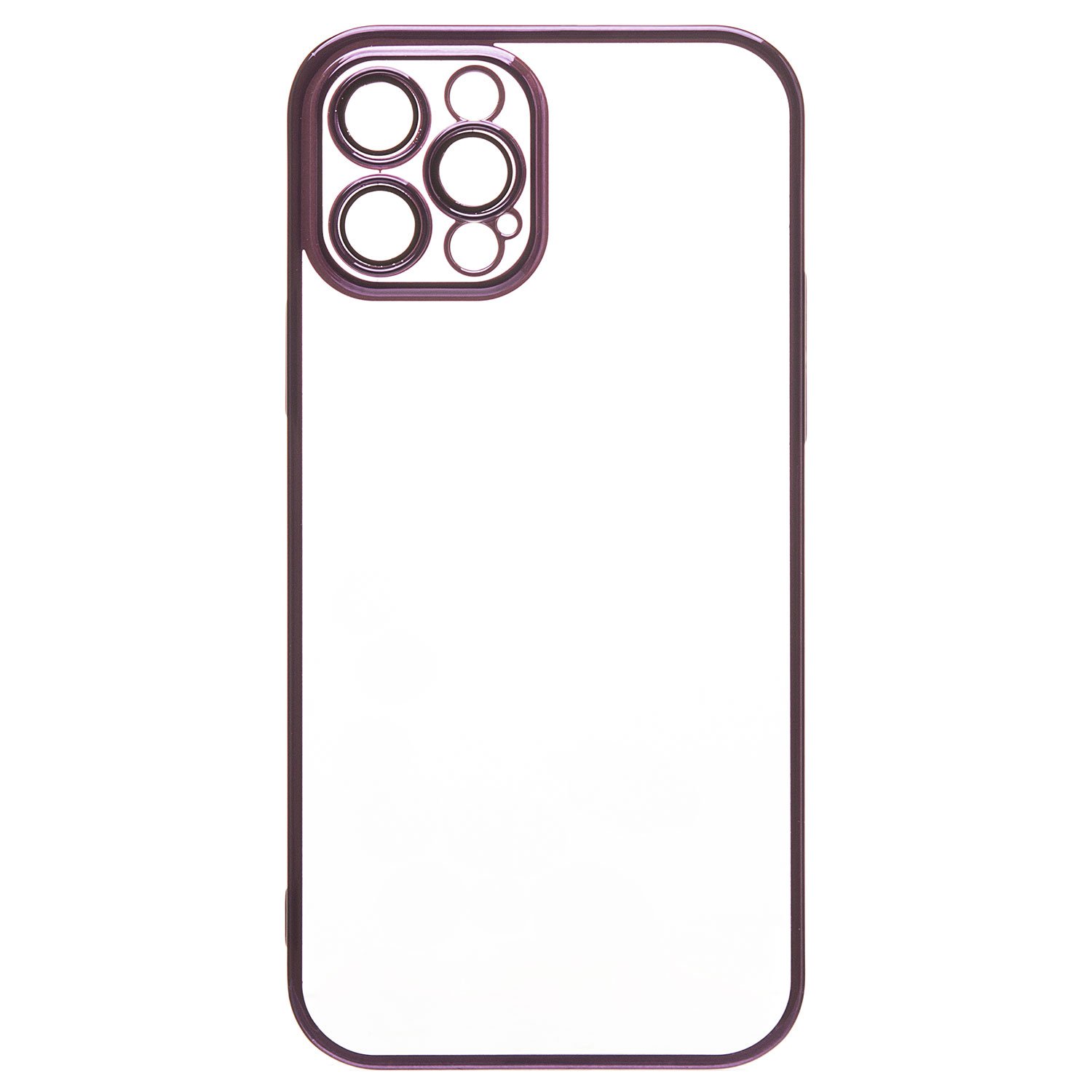 

Чехол iPhone 12 Pro Max пластиковый с закрытой камерой <фиолетовый>, iPhone 12 Pro Max