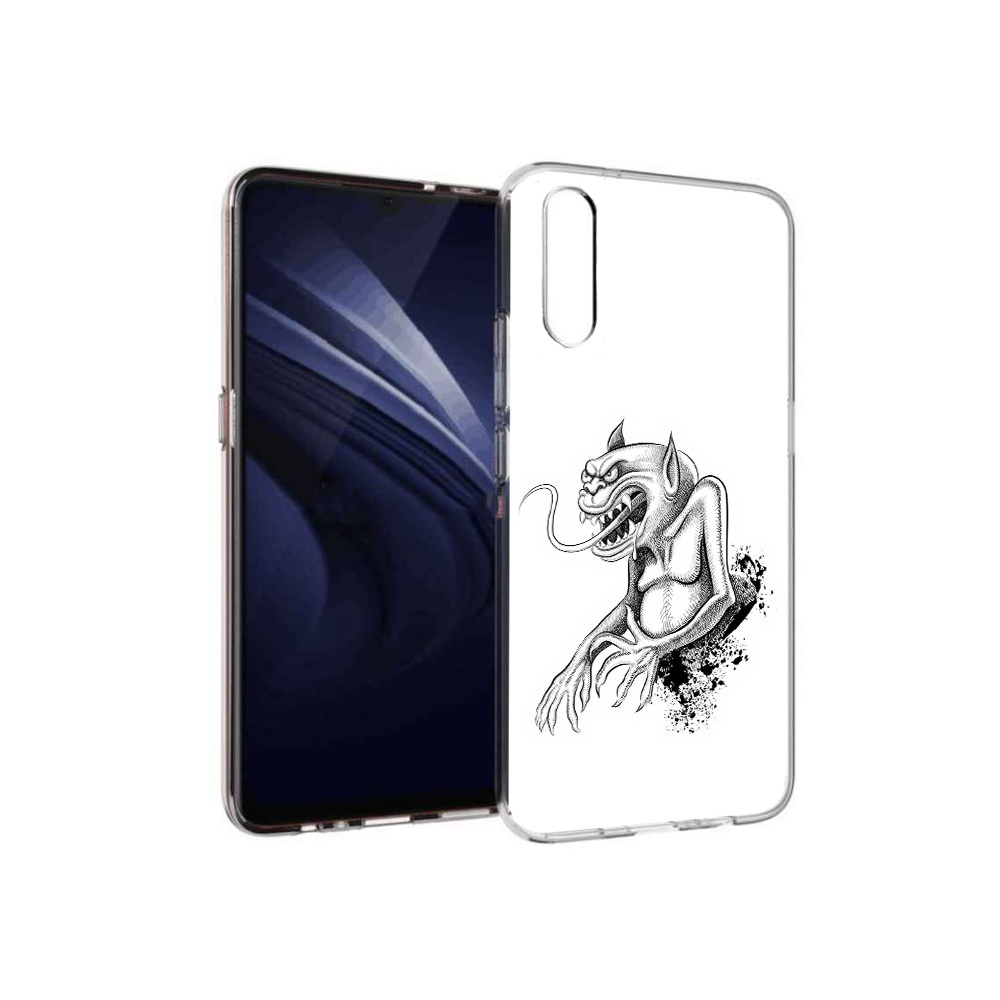 

Чехол MyPads Tocco для Vivo V17 Neo чорт (PT226959.388.692), Прозрачный, Tocco