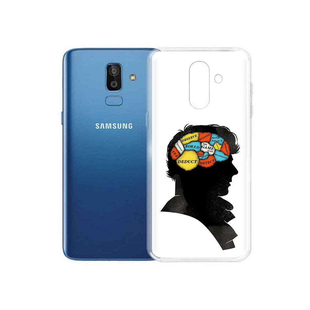 

Чехол MyPads Tocco для Samsung Galaxy J8 темный рисунок (PT226929.592.640), Прозрачный, Tocco