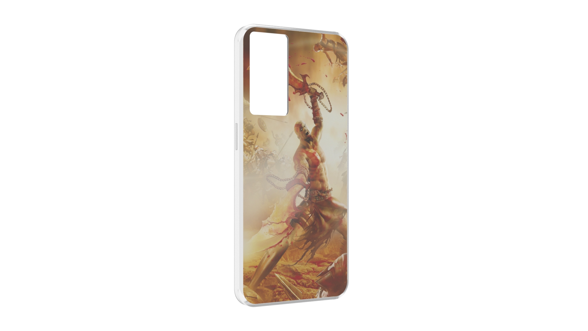 

Чехол MyPads God Of War III для OPPO A96 5G / Reno7 Lite / Reno 7Z / F12 Pro 5G, Прозрачный, Tocco