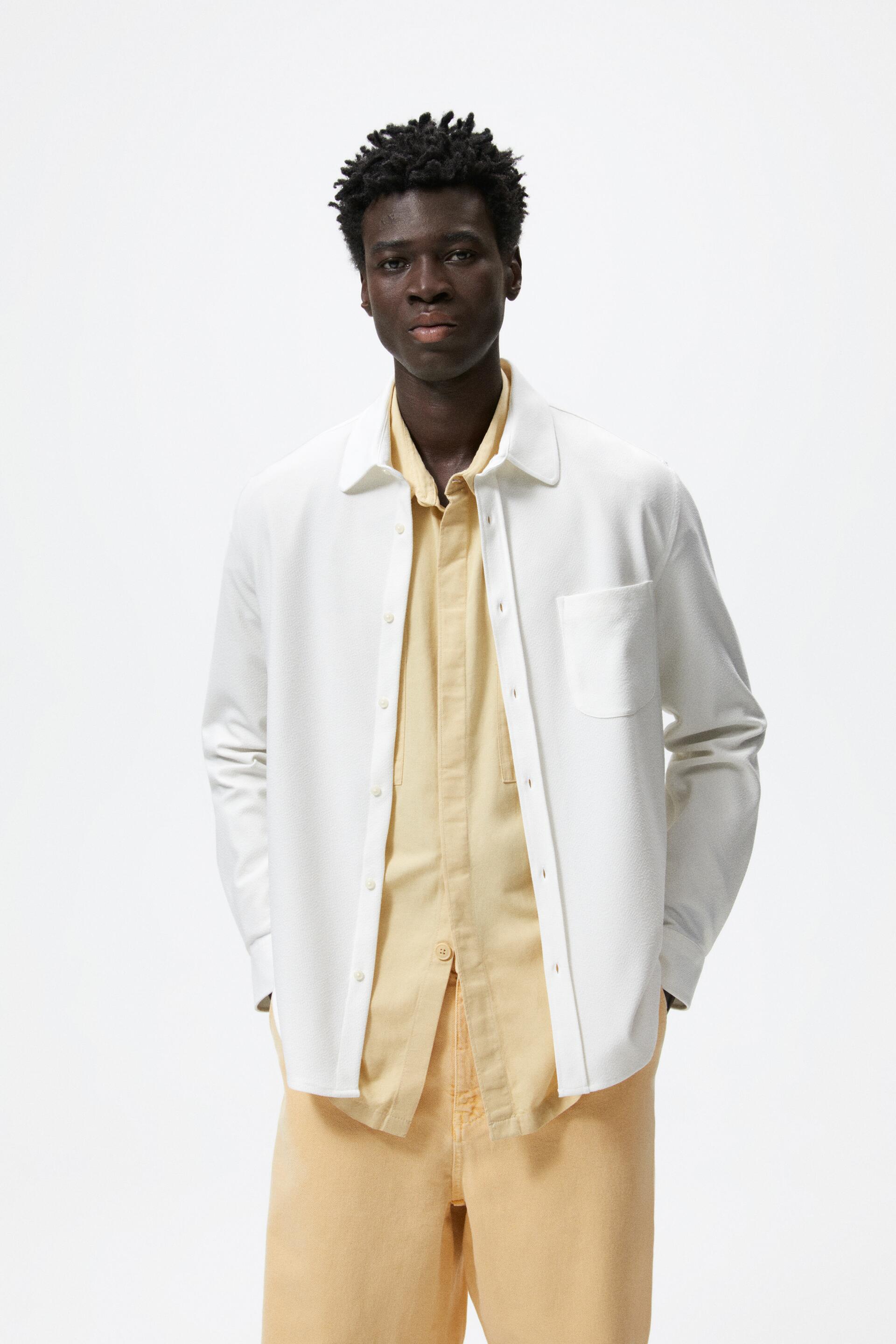 

Рубашка мужская ZARA 07545300 белая XL (доставка из-за рубежа), 07545300