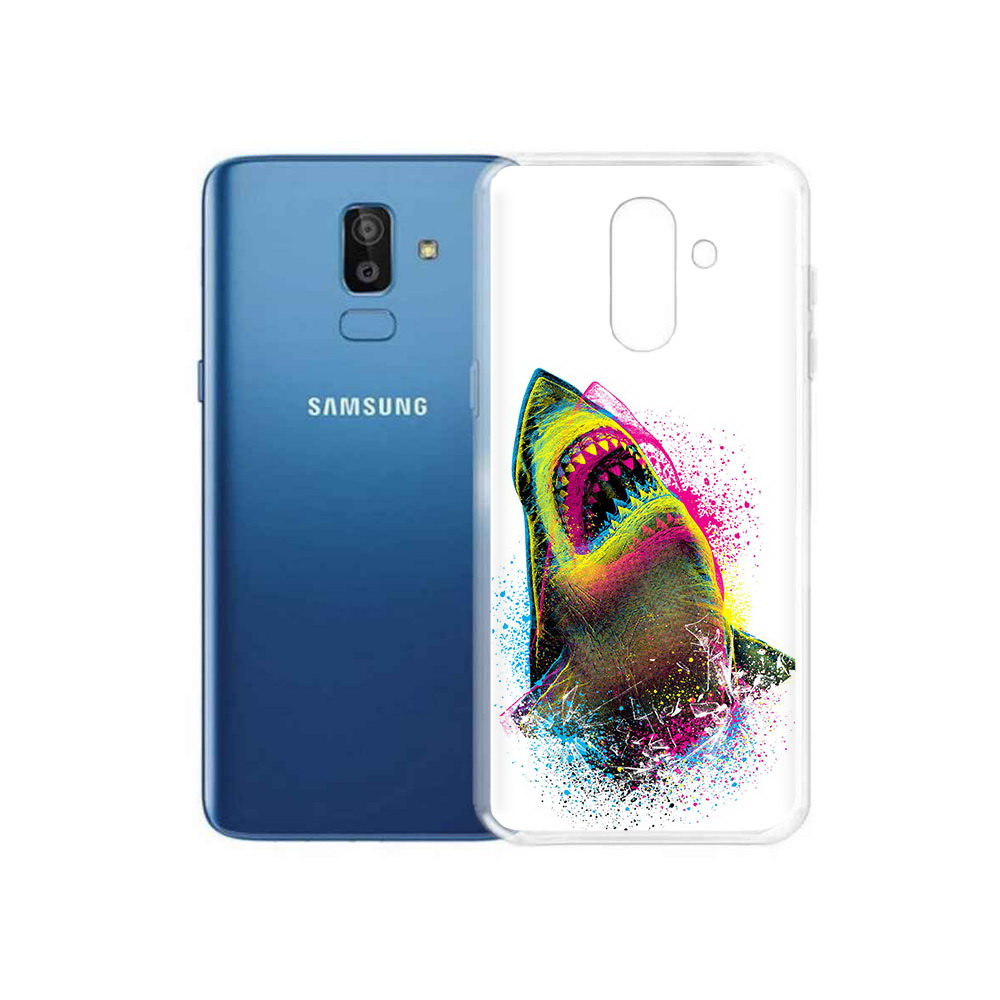 

Чехол MyPads Tocco для Samsung Galaxy J8 челюсти-2 (PT226929.592.674), Прозрачный, Tocco