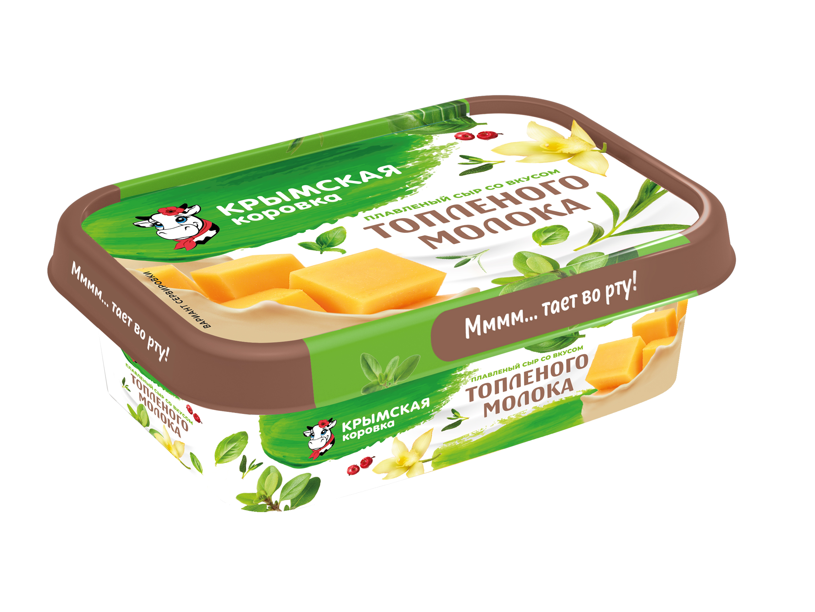 

Плавленый сыр Крымская Коровка со вкусом топленого молока бзмж 50% 180 г
