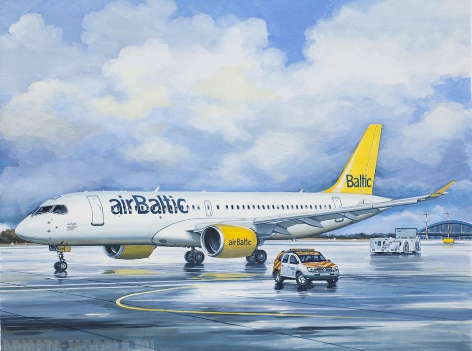 

ЕЕ144136 Авиалайнер А220-300 Air Baltic
