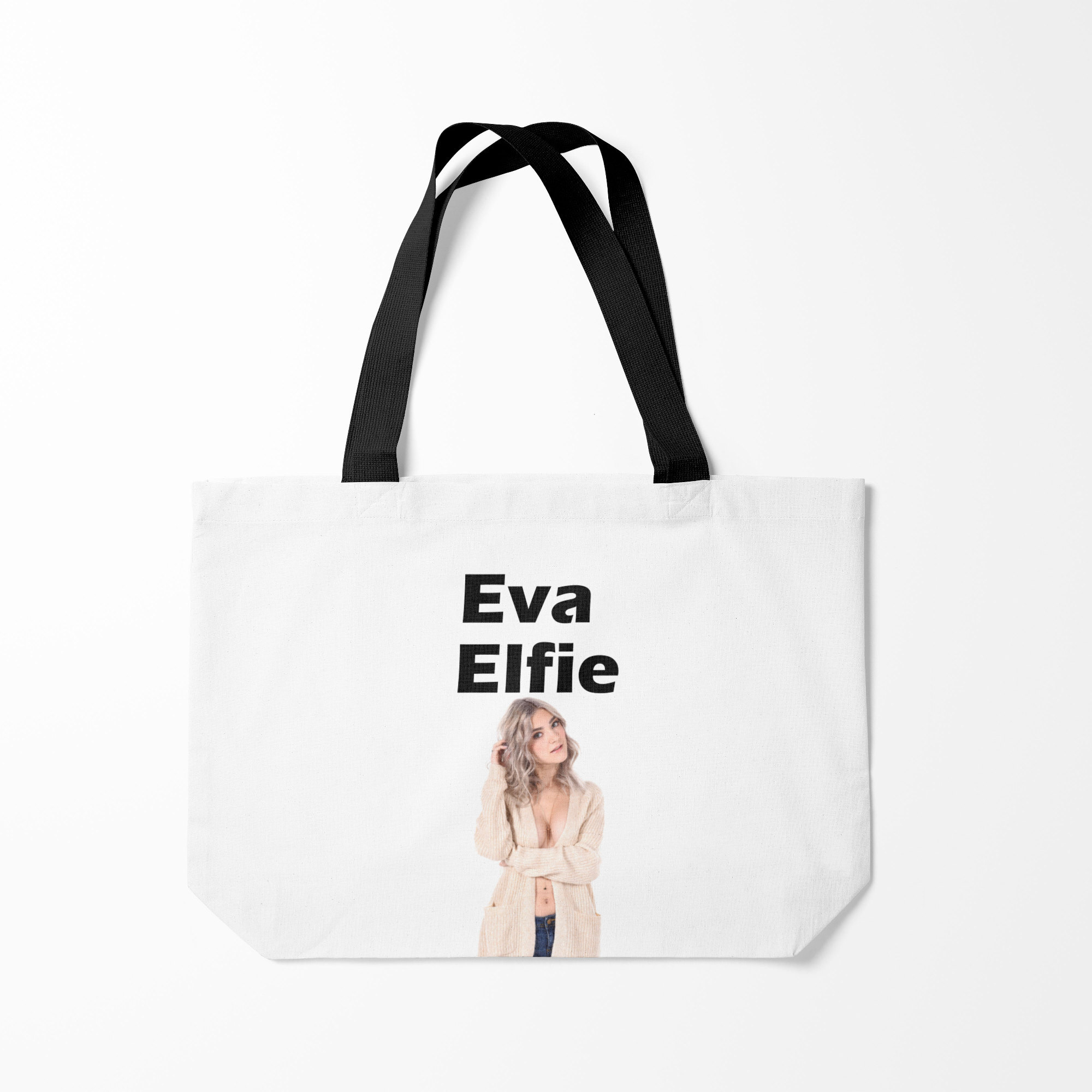 

Сумка шoппер унисекс Burnettie Eva Elfie, белый, Eva Elfie