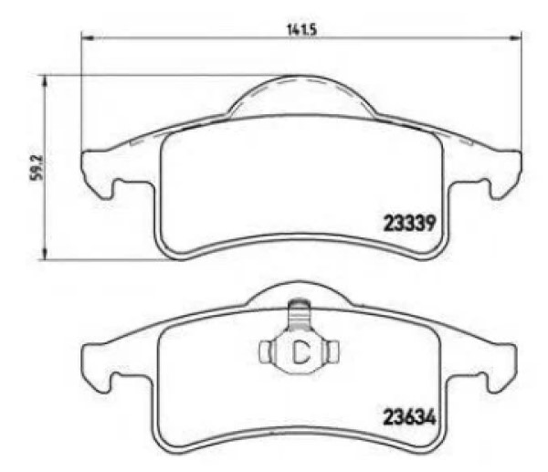 

P37006_=758 00=FDB1524 [05011970AA] !колодки дисковые з. Jeep Grand Cherokee 4.0/4.7/2.7CD