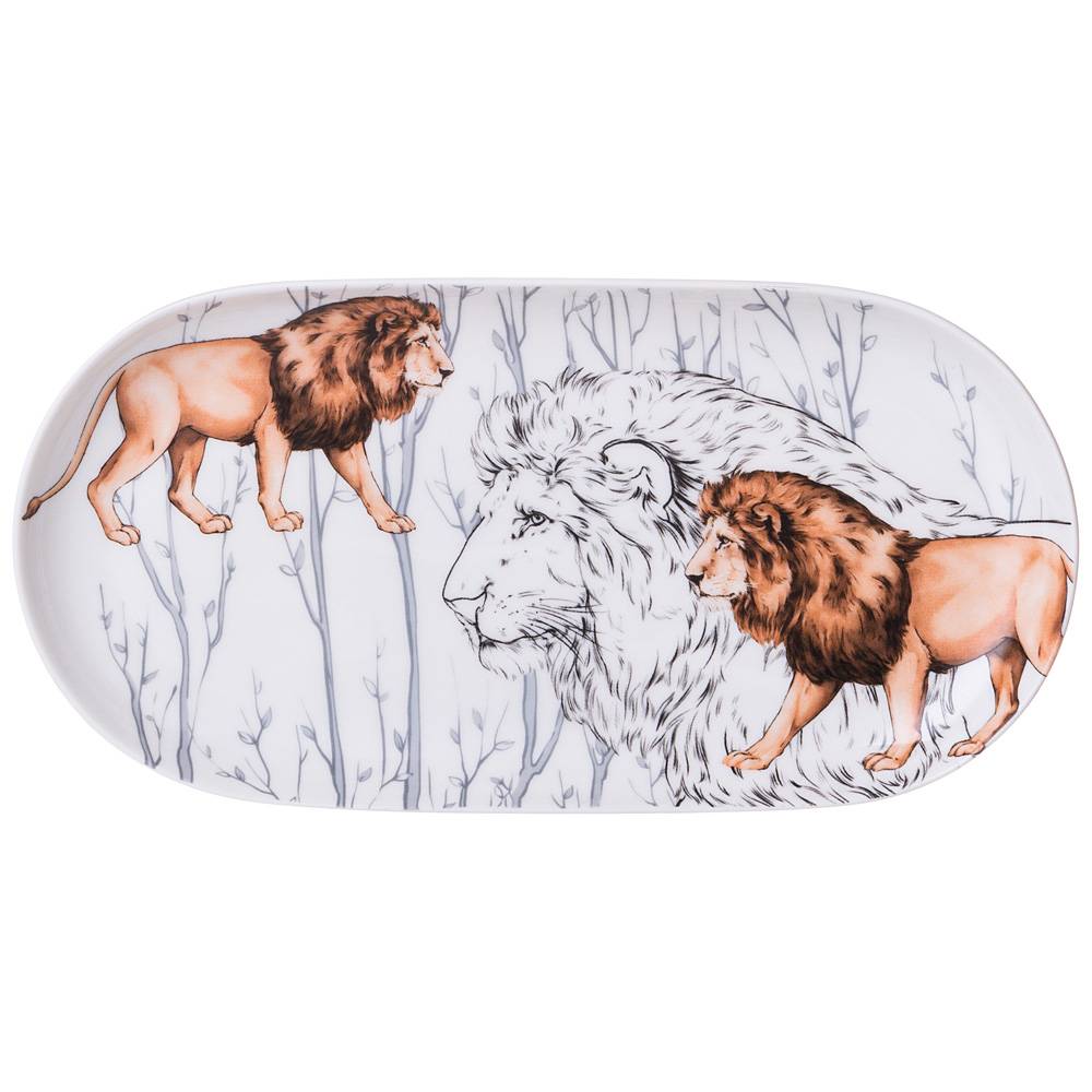 

Блюдо Lefard Animal world Лев 20.5см фарфор 590-408_, Разноцветный