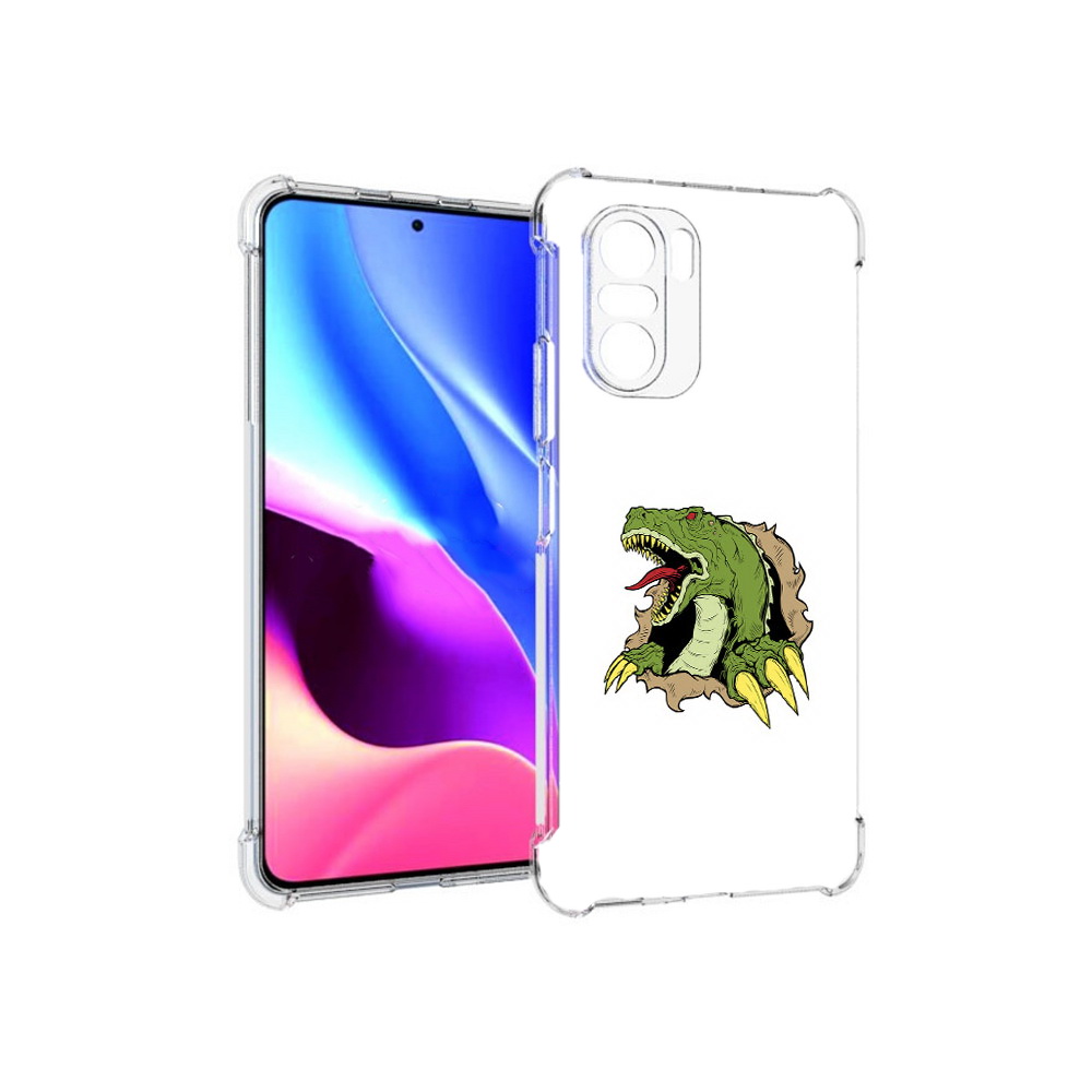 

Чехол MyPads Tocco для Xiaomi Redmi K40 годзила (PT158239.260.290), Прозрачный, Tocco