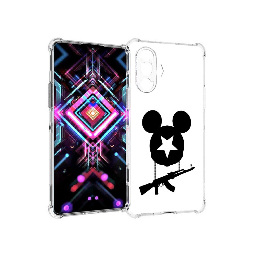 

Чехол MyPads Tocco для Xiaomi Poco F3 GT АК Микки (PT172450.277.26), Прозрачный, Tocco