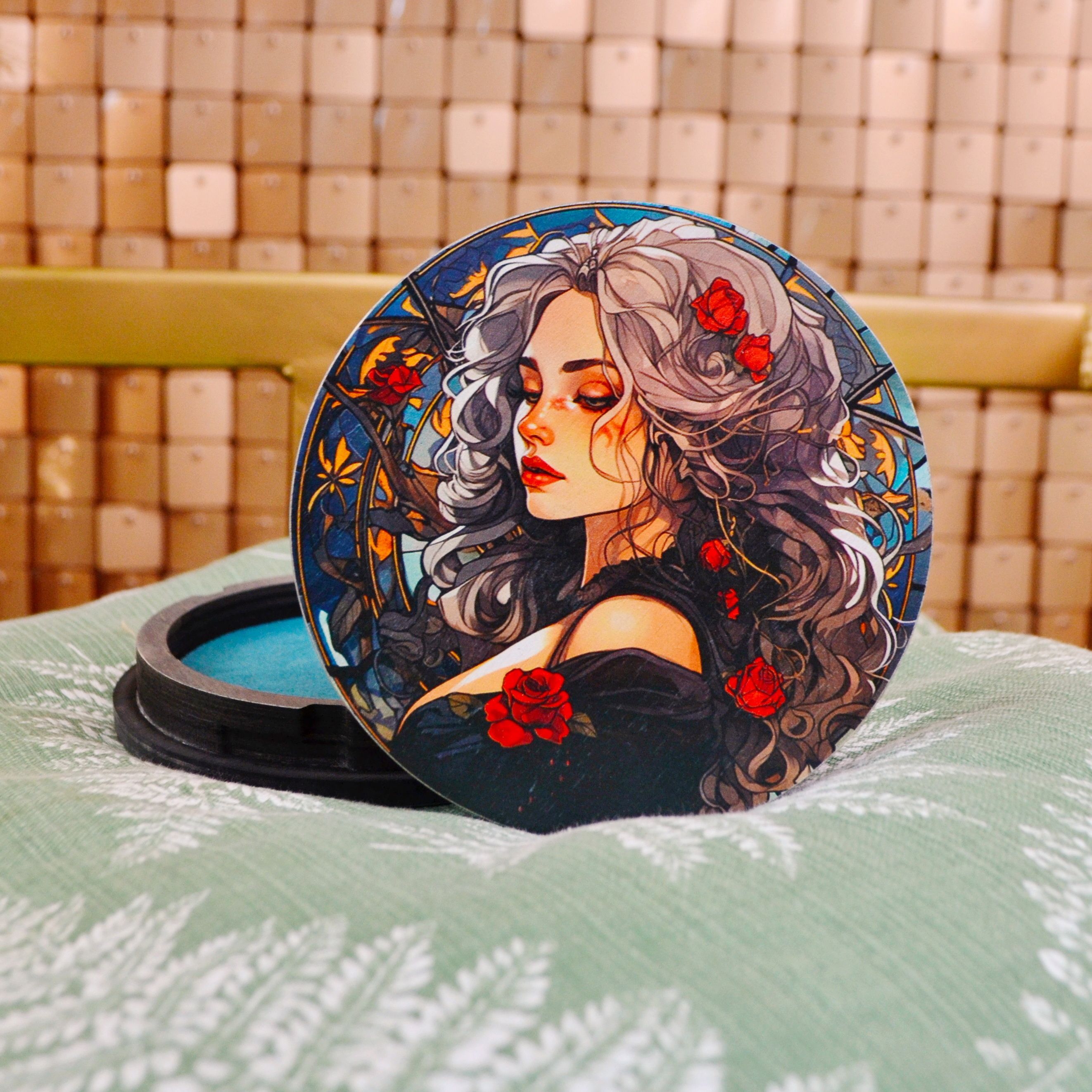 

Дайсбокс для кубиков днд Чудеса Леса Астарта, pathfinder, Разноцветный