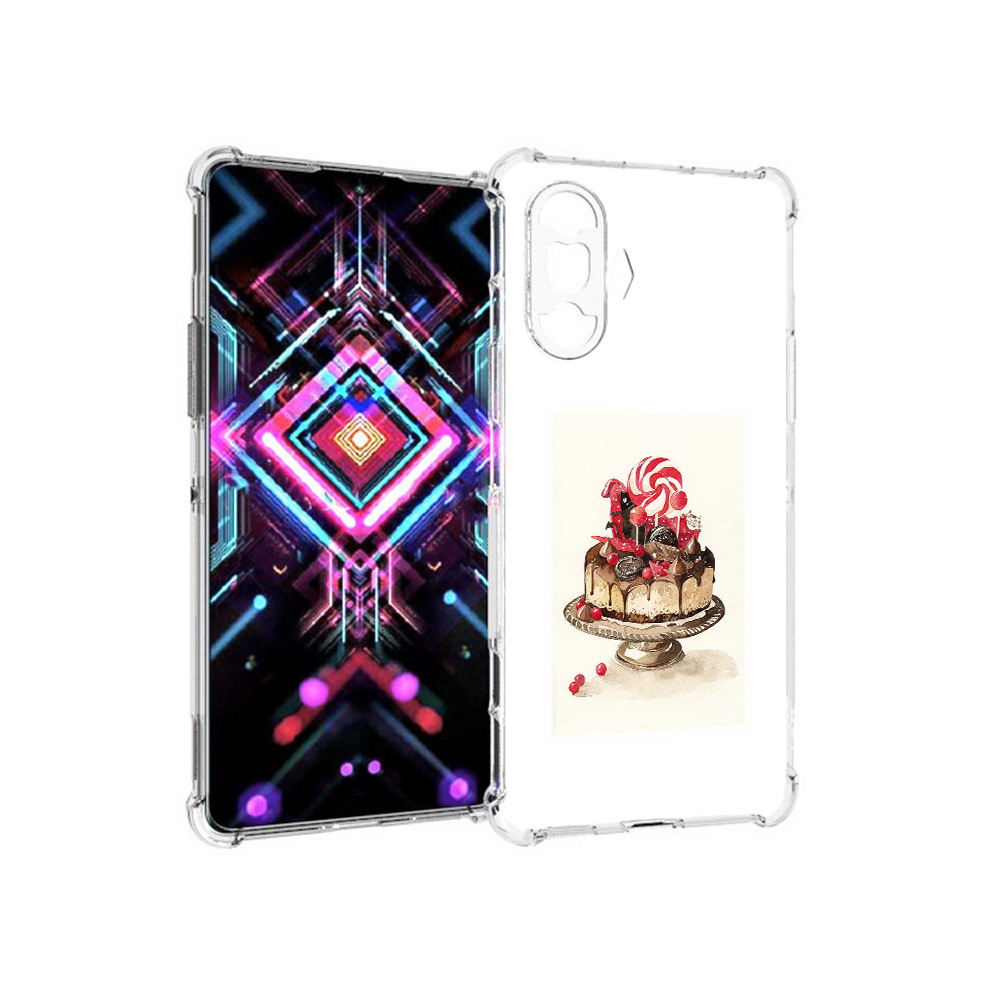 

Чехол MyPads Tocco для Xiaomi Poco F3 GT вкусный торт (PT172450.277.262), Прозрачный, Tocco
