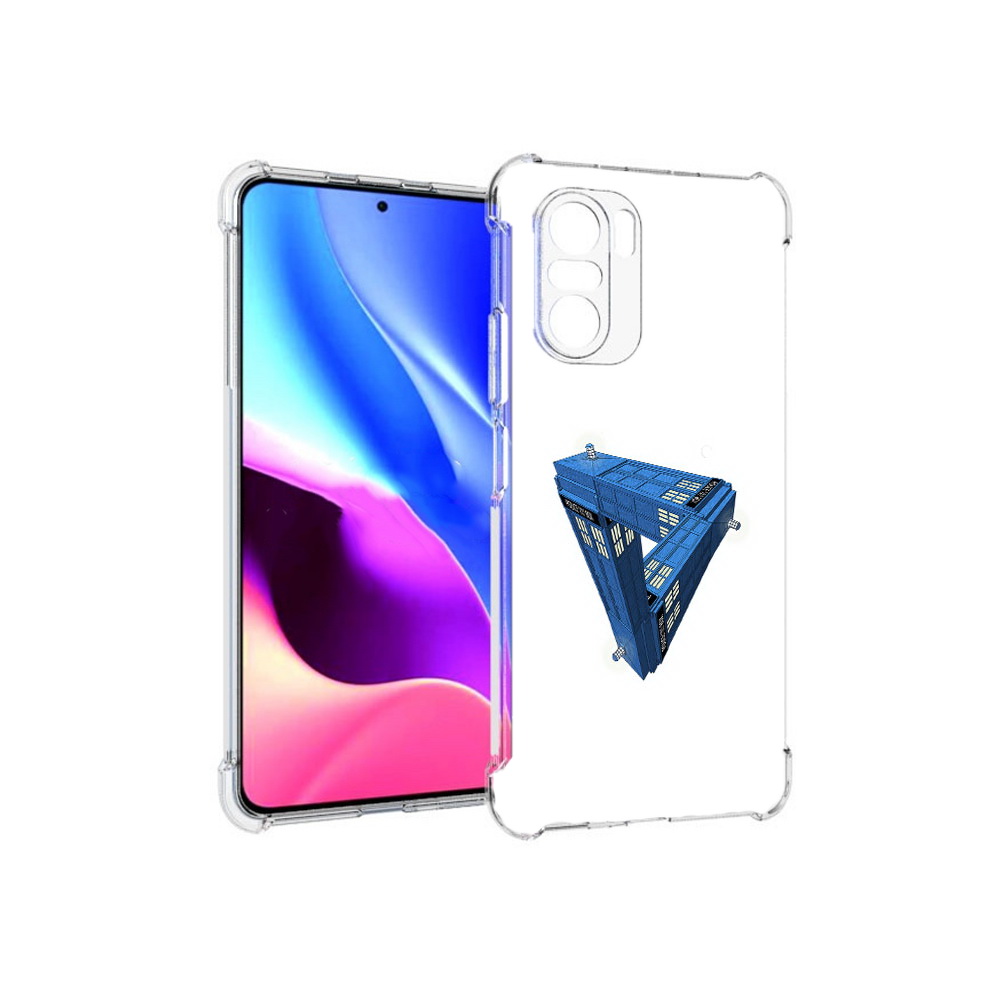 

Чехол MyPads Tocco для Xiaomi Redmi K40 головолока абстракция (PT158239.260.291), Прозрачный, Tocco