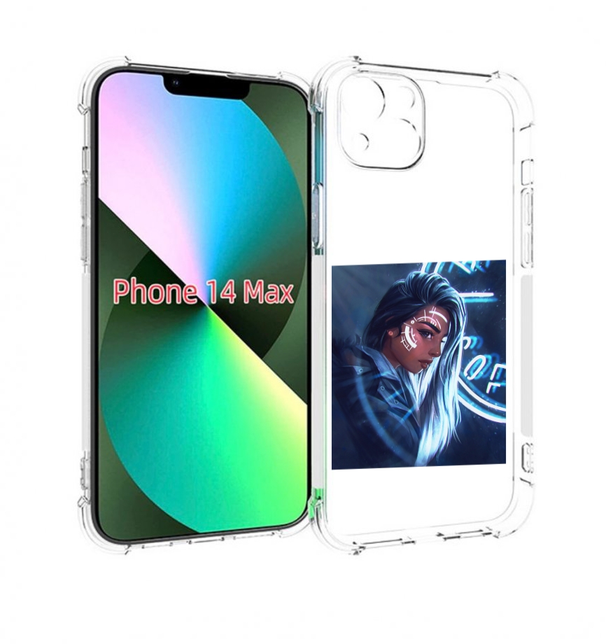 

Чехол MyPads девушка-из-антарктиды женский для iPhone 14 Plus (6.7), Прозрачный, Tocco