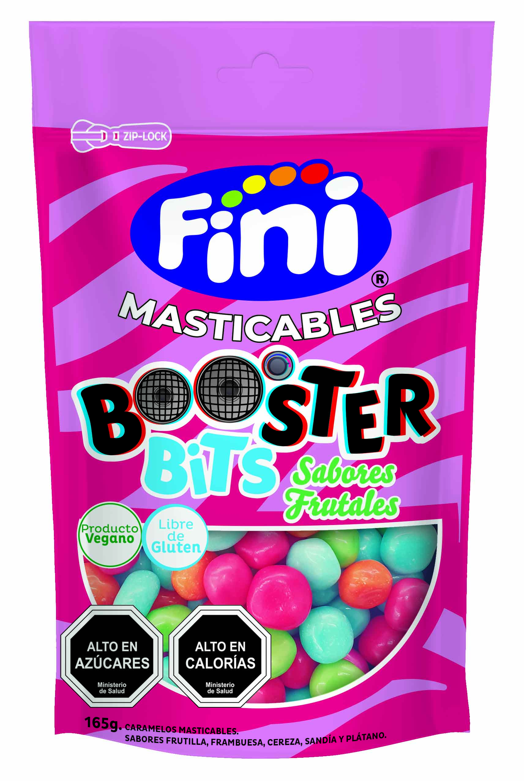 Жевательные конфеты Fini Booster Bits Fruit, 165 г