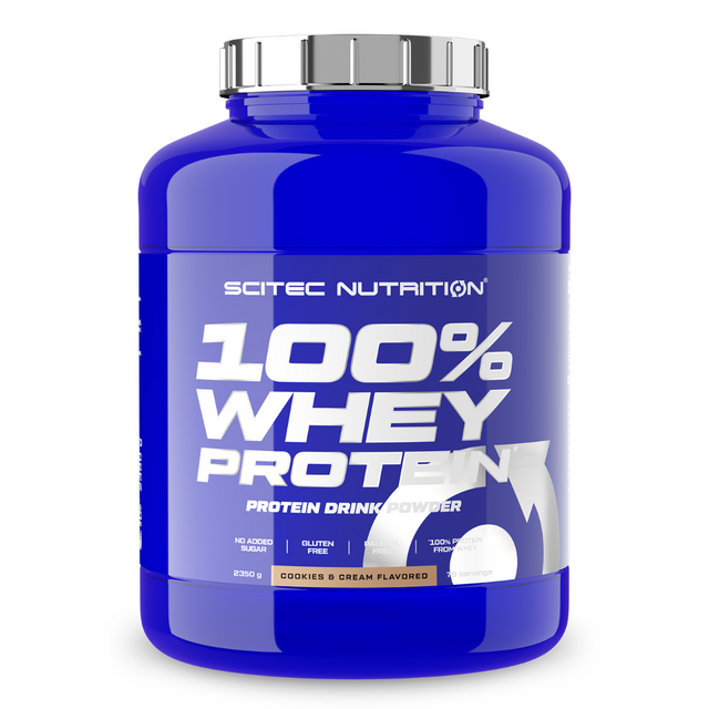 Scitec Nutrition 100% Whey Protein 2350 г, печенье-крем