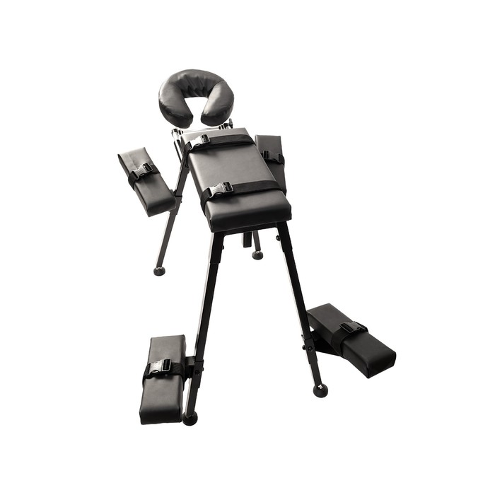 Секс-скамья LoveMachines БДСМ с фиксацией черная