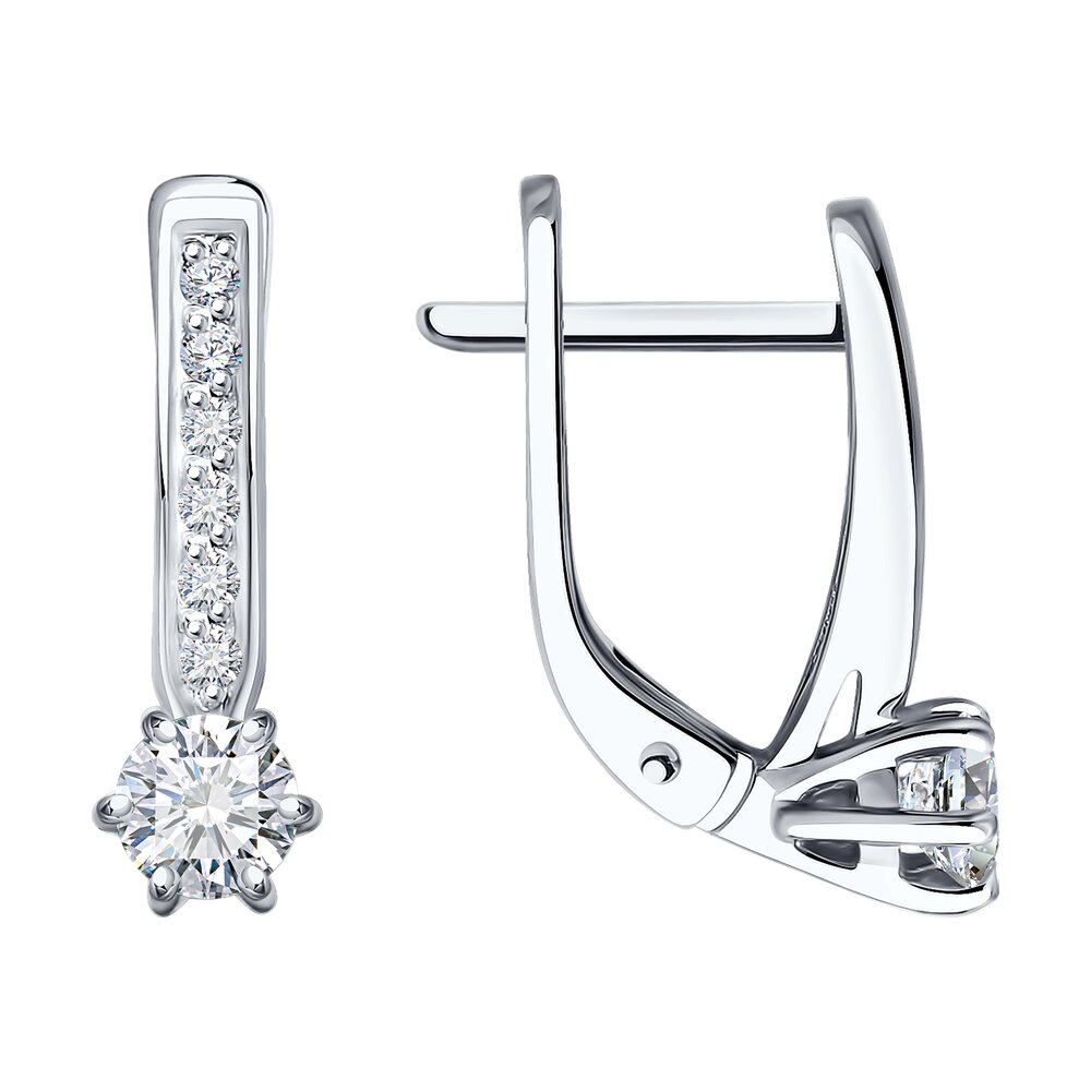 

Серьги из золота Diamant 52-220-02485-1, бриллиант искусственный/рубин, 52-220-02485-1