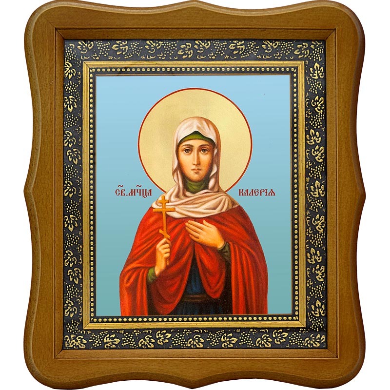 

Валерия (Калерия) Кесарийская (Палестинская) Святая мученица. Икона на холсте.