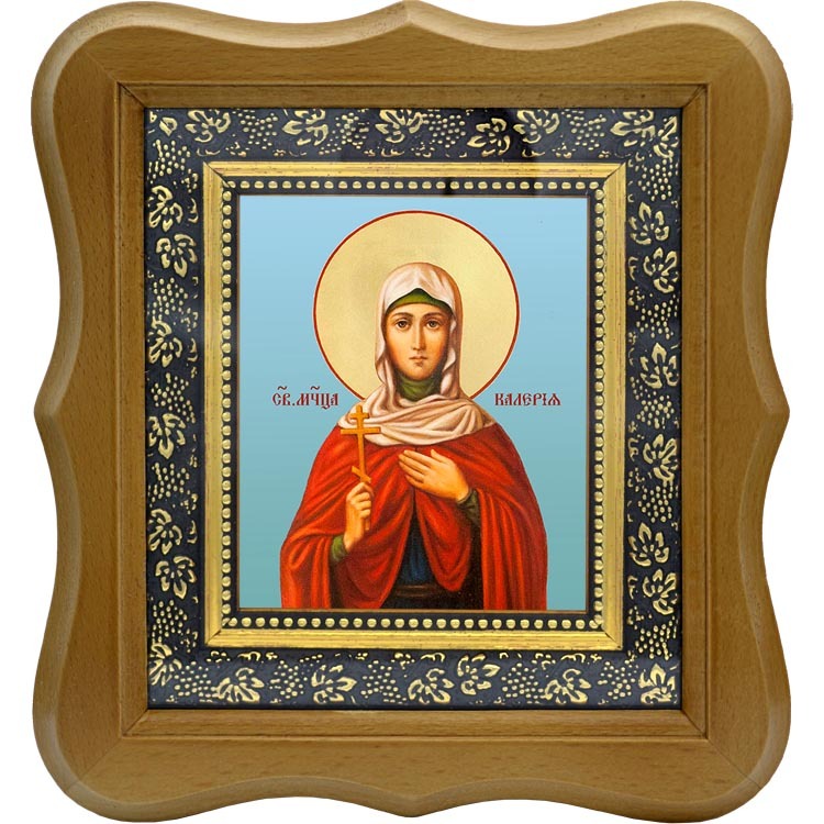 

Валерия (Калерия) Кесарийская (Палестинская) Святая мученица. Икона на холсте.