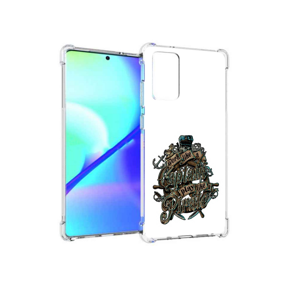 

Чехол MyPads Tocco для Samsung Galaxy Note 20 капитан пиратов (PT152536.527.385), Прозрачный, Tocco