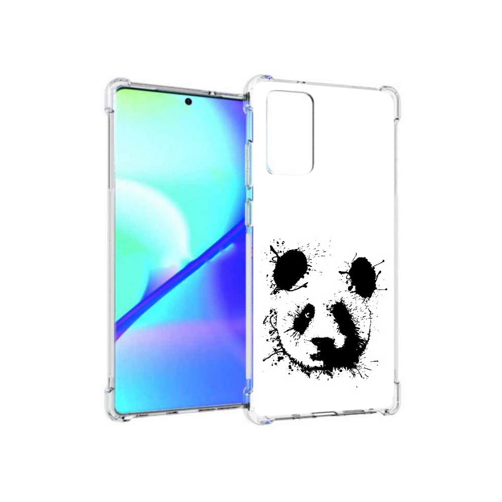 

Чехол MyPads Tocco для Samsung Galaxy Note 20 клякса-панда (PT152536.527.389), Прозрачный, Tocco