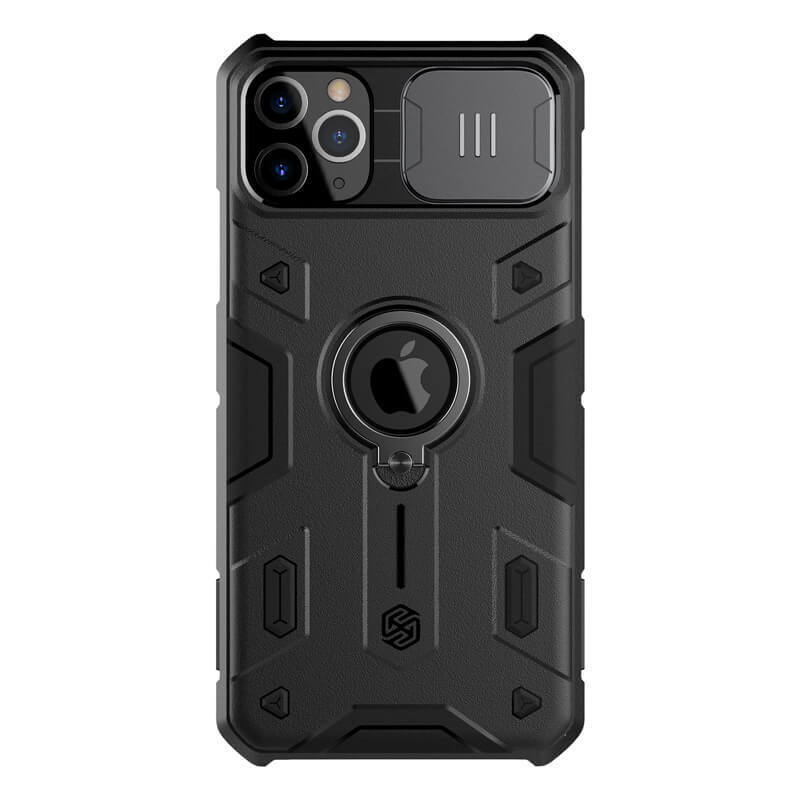 фото Чехол c защитой камеры nillkin armor для iphone 11 pro (черный)