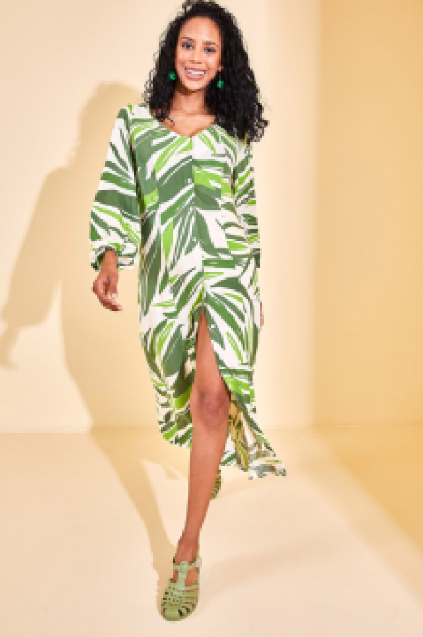 

Платье женское Xhan 3KXK6-46674 зеленое M (доставка из-за рубежа), Зеленый, 3KXK6-46674