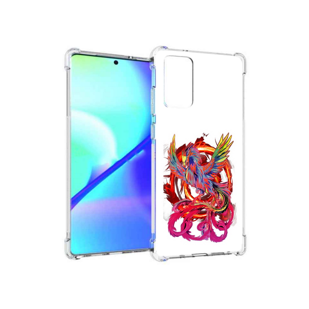 

Чехол MyPads Tocco для Samsung Galaxy Note 20 красочный феникс (PT152536.527.414), Прозрачный, Tocco