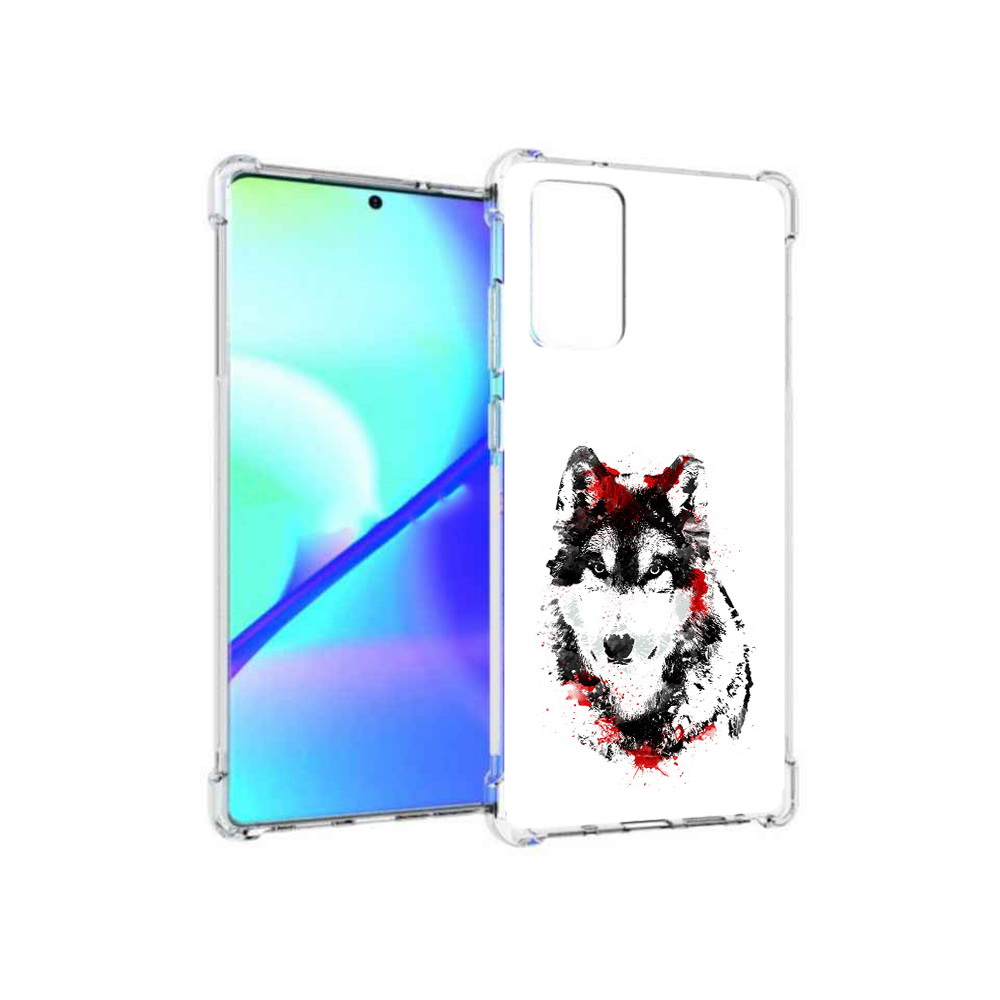 Чехол MyPads Tocco для Samsung Galaxy Note 20 кровавый волк (PT152536.527.416)