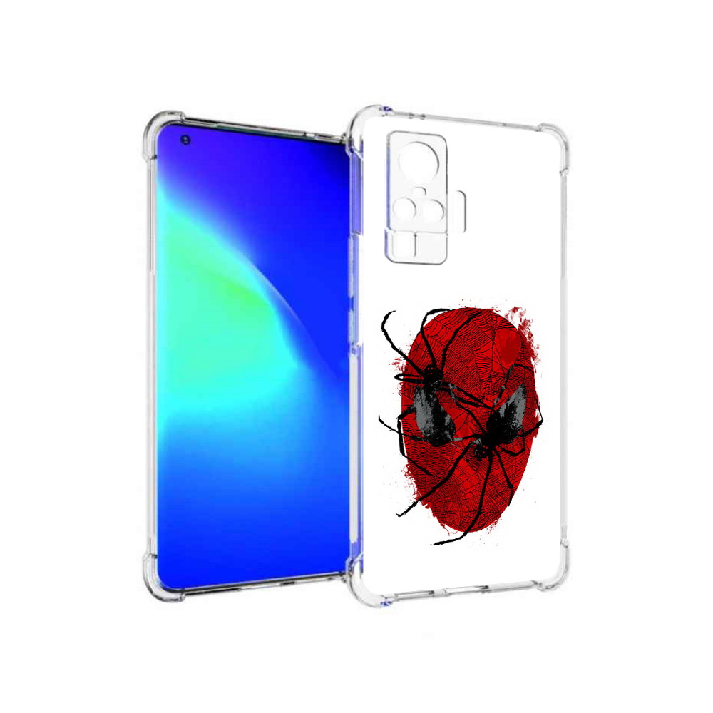 

Чехол MyPads Tocco для Vivo X50 Pro человек паук (PT151209.405.673), Прозрачный, Tocco