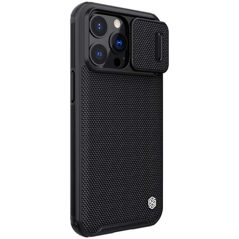 фото Чехол nillkin textured case pro с защитой камеры для iphone 13 pro (черный)