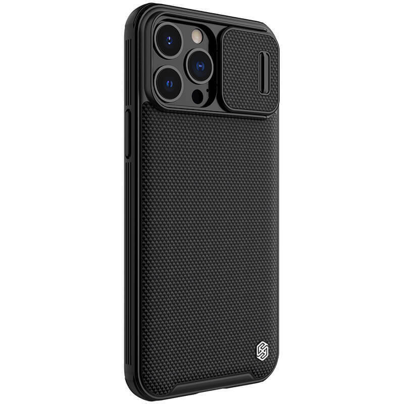 фото Чехол nillkin textured case pro с защитой камеры для iphone 13 pro max (черный)