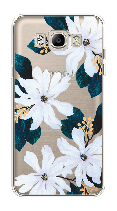 

Чехол на Samsung Galaxy J5 2016 "Delilah Flower", Зеленый;белый, 22750-1