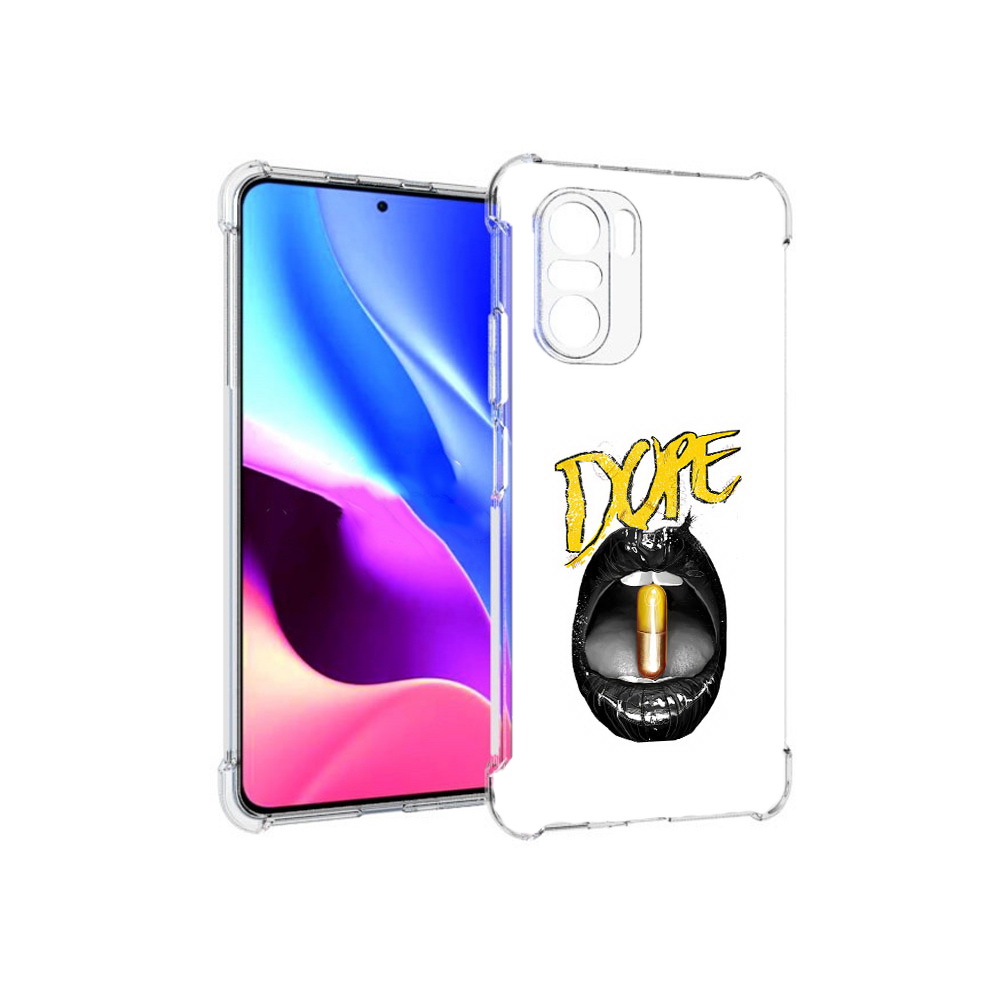 Чехол MyPads Tocco для Xiaomi Redmi K40 губы (PT158239.260.303)